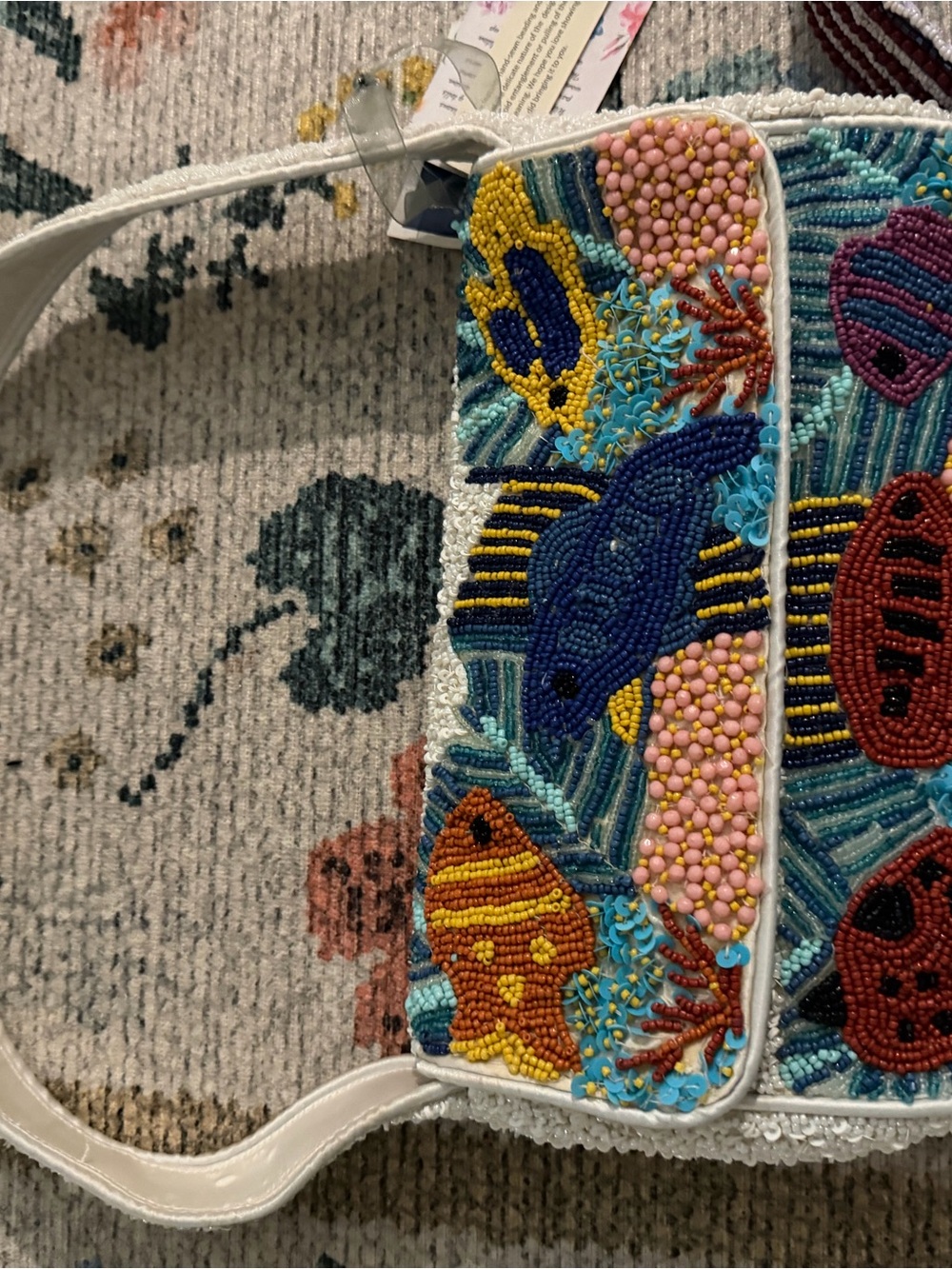 Marshalls Beaded Fish Motif and City Shoulder Bags- Multicolor- never used - Picture 3 of 8